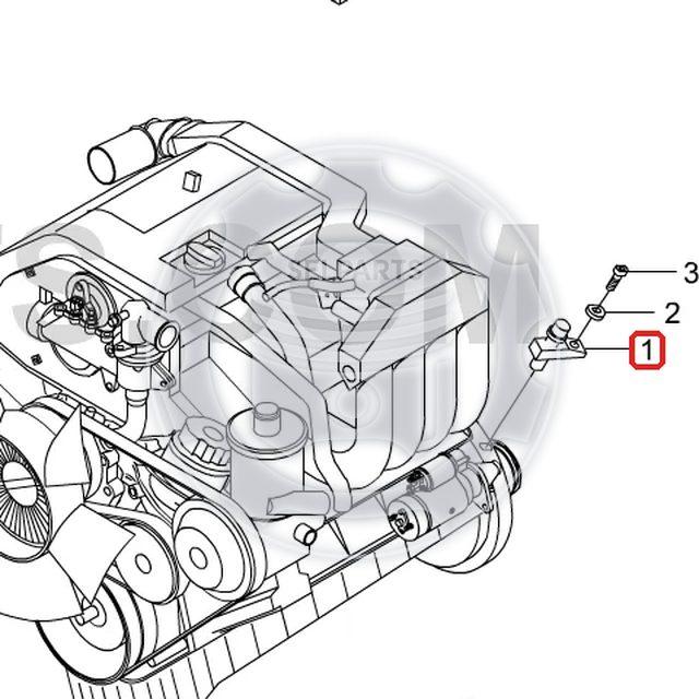 Genuine Crankshaft Position Sensor 1621533028 ACTYON KYRON ACTYON SPORTS
