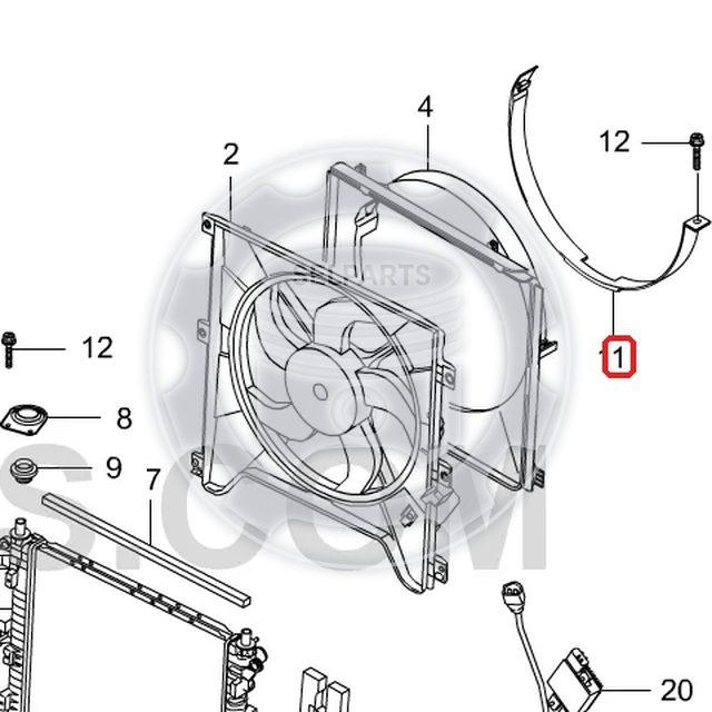 Genuine Cooling Radiator ACTYON,KYRON,ACTYON SPORTS +MT