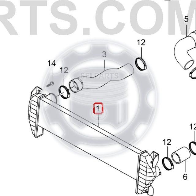 Genuine Turbo Intercooler 2371109060 Ssangyong ACTYON KYRON 05~11