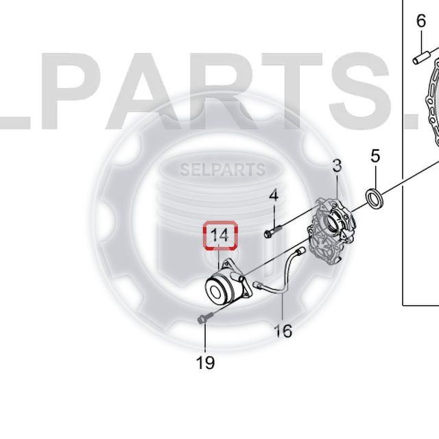 Genuine Concentric Slave Cylinder Ssangyong ACTYON SPORTS RODIUS
