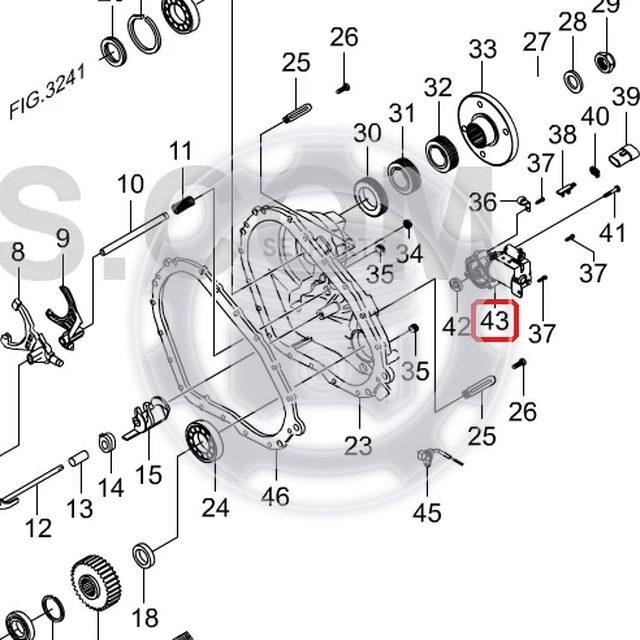 Genuine Part Time 4WD Transfer Case Control Motor 3255705007 Ssangyong Actyon Sports Kyron