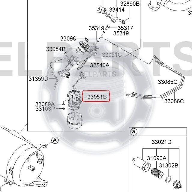 Genuine LPG Fuel Pump for Hyundai SONATA,AVANTE  #330513F000