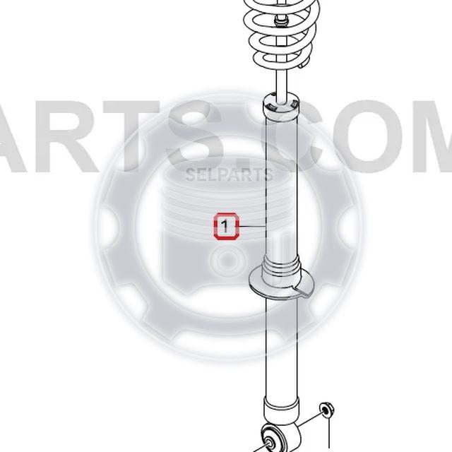 Front Shock Absorber Pair for Ssangyong STAVIC/RODIUS #4431021101