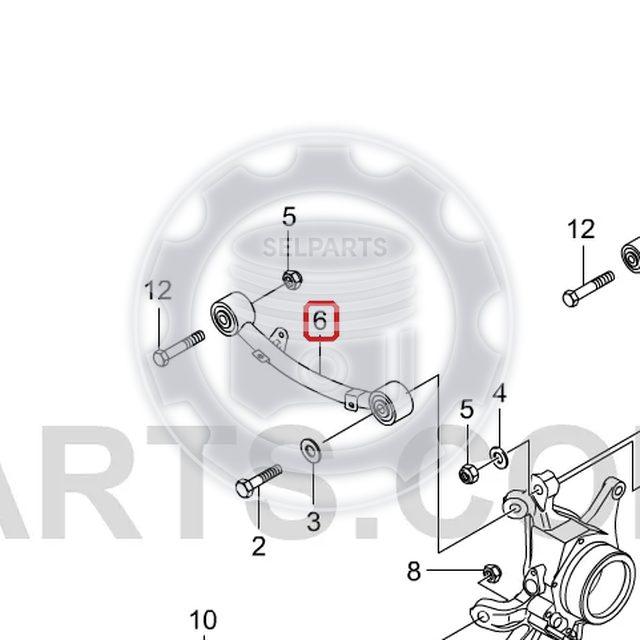 Genuine Rear Tension Link-LH for Ssangyong STAVIC2/TURISMO 4561021100