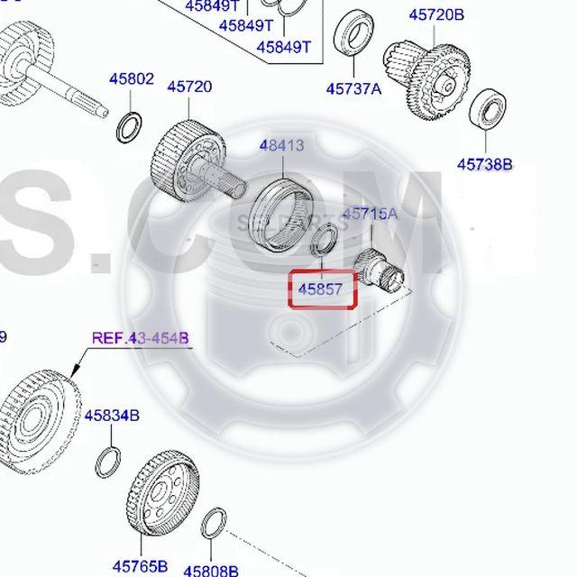 Genuine BEARING for Hyundai Sonata #458574G100
