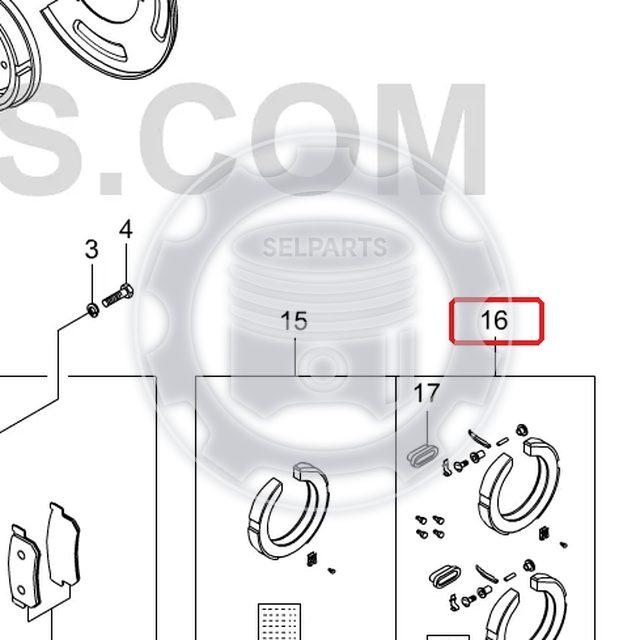 Genuine Parking Brake Cable Repair Kit 483KT05010 Ssangyong Actyon Kyron