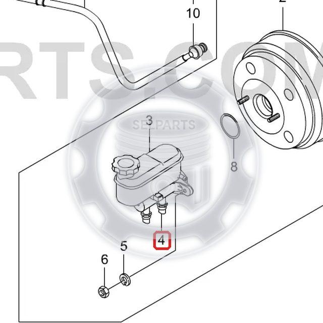 Genuine Pressure Sensor 4854508001 Ssangyong RODIUS REXTON ESP