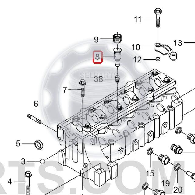 Genuine Pre Chamber for MUSSO/SPORTS,KORANDO,REXTON,ISTANA +OM600