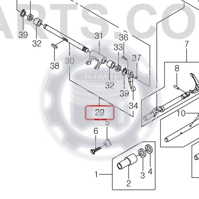 Clutch Release Lever & Fork 2 pcs MB VAN 100 140 ISTANA All