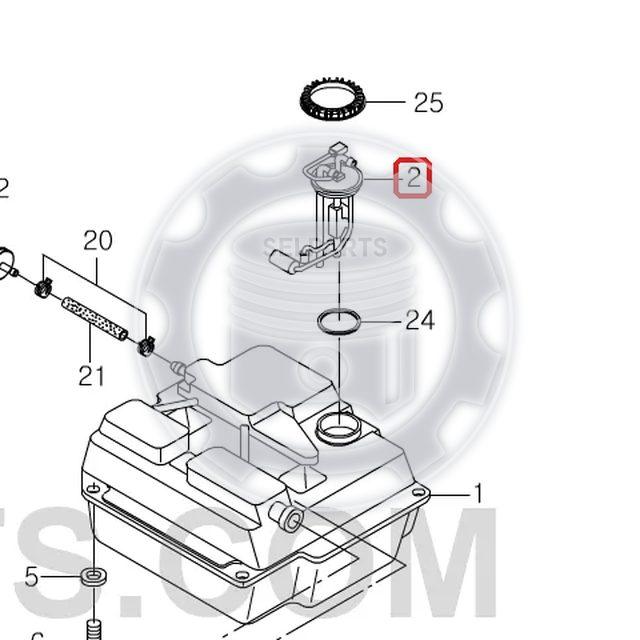 Genuine Fuel Tank Sender MB VAN MB 100 MB 140 ISTANA Diesel All