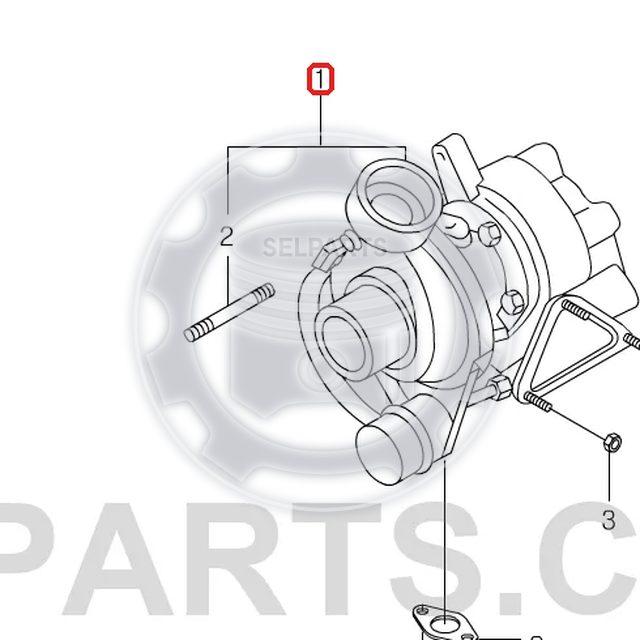 Remanufactured Turbocharger Ssangyong MUSSO, MUSSO SPORTS OM662LA