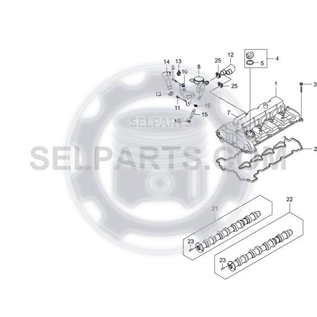 Oil Separator 6650180533 Ssangyong ACTYON, KYRON, REXTON D20DT D27DT