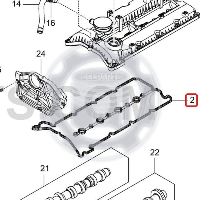 Cylinder Head Cover Gasket for STAVIC,KORANDO/SPORTS,REXTON #6710160321