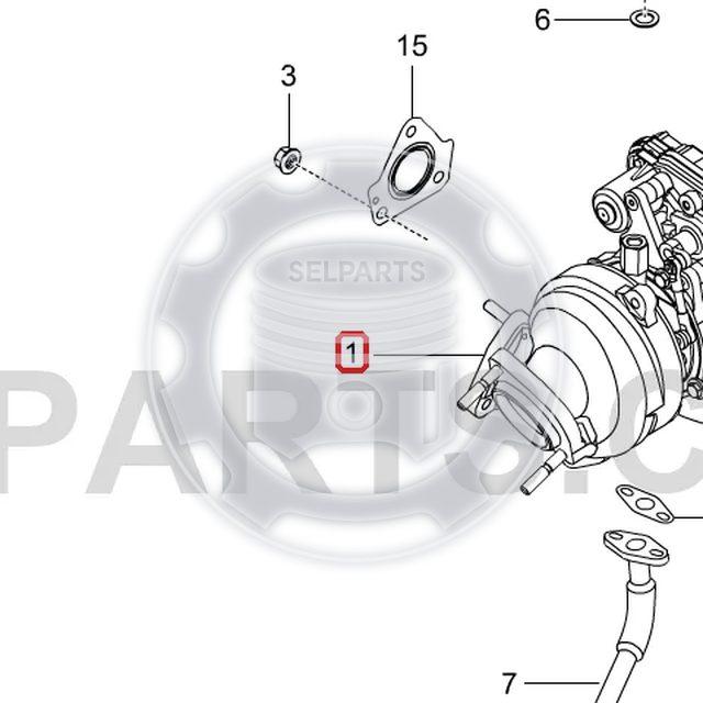 Turbocharger Ssangyong STAVIC,KORANDO SPORTS,REXTON +D20R