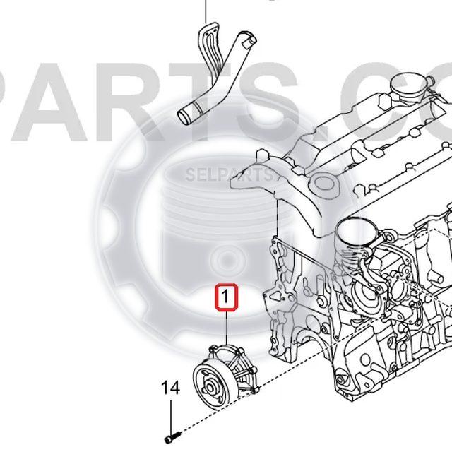 Genuine Water Pump for Ssangyong STAVIC,KORANDO SPORTS D20R,D22R