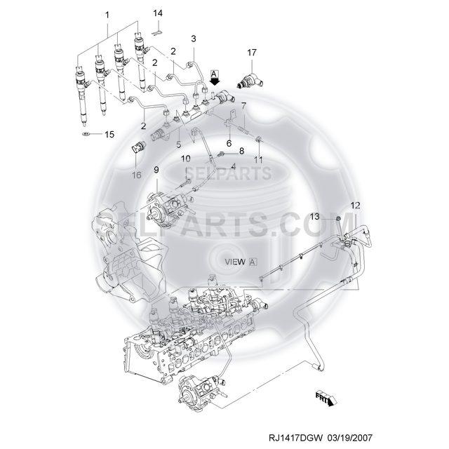 Genuine Crdi Injection Pump for Chevrolet WINSTORM #96859151