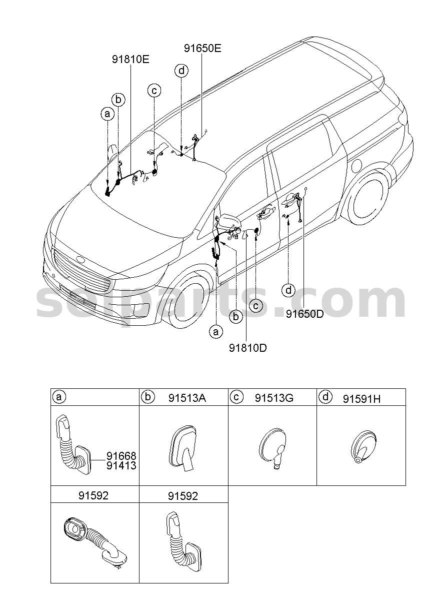 Genuine GROMMET for Hyundai Palisade #91981C5020