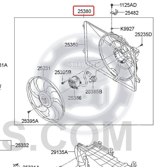 Genuine BLOWER ASSY for KIA SORENTO 2016~2020 #25380C5000