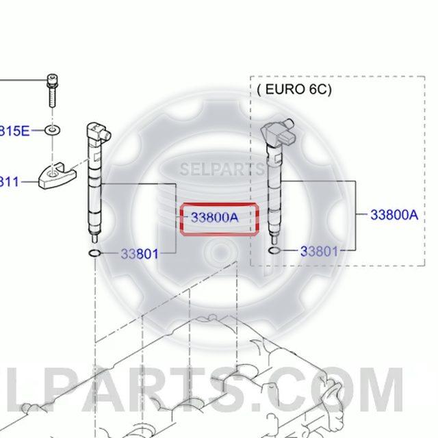 Rebuild Diesel Fuel Injector 4p for Kia BONGO3 #338004A950