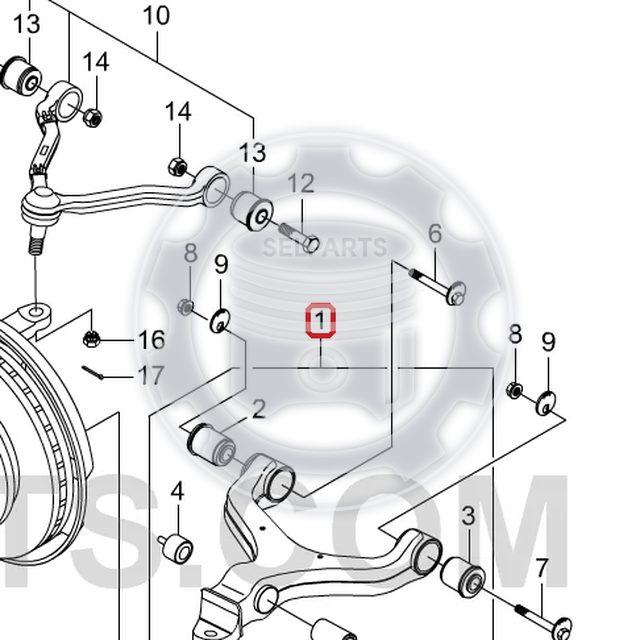Genuine Front Suspension Lower Arm-RH 4450209100 KORANDO SPORTS,REXTON
