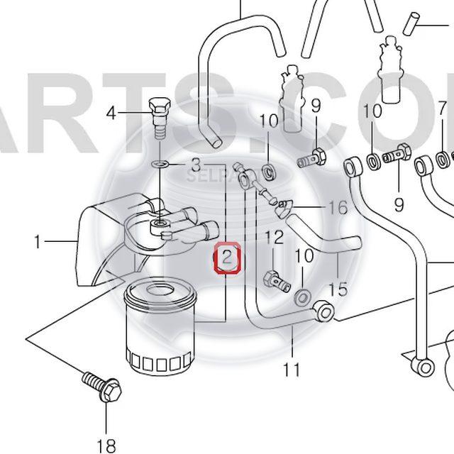 Genuine FILTER KIT-FUEL & ETC 7 units for Ssangyong car