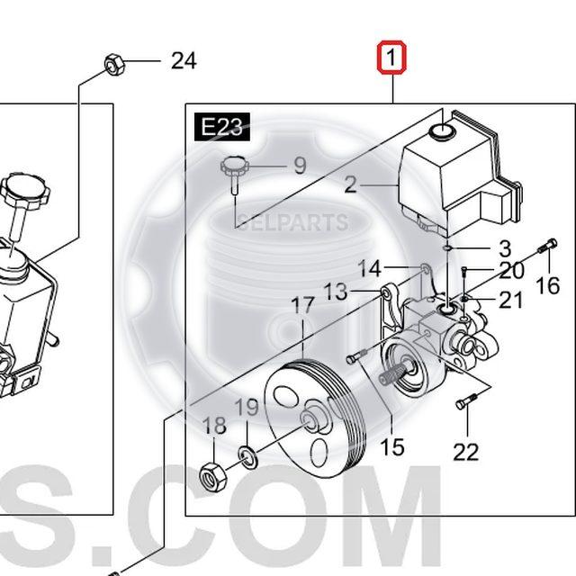 Power Steering Pump for STAVIC,KORANDO SPORTS,REXTON +D20R,NPS 6714603280